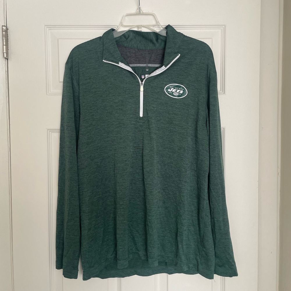 Mens New York Jets Quarter Zip
